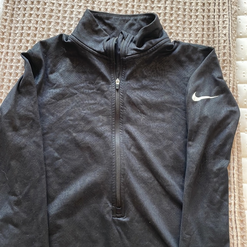 Nike half zip snakeskin pullover